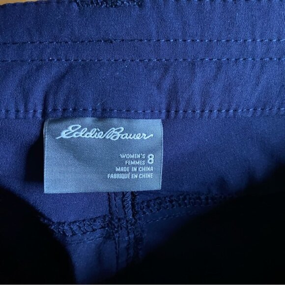 Eddie Bauer Women's Navy Rainer Capri Pants - Picture 4 of 9